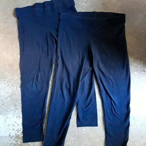 2 Pairs Skinny Ankle-Cut Leggings (petite L)